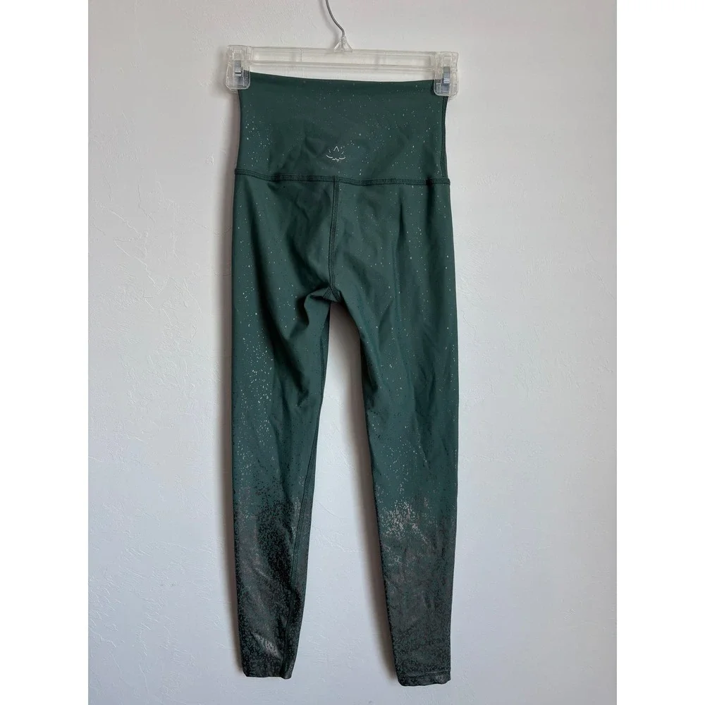 Beyond Yoga x barre3 Metallic Ombre Leggings‎ Athleisure Balletcore Pickleball